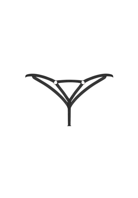 Stringi Euridia Obsessive czarne transparentne XS/S Obsessive