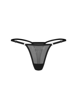 Stringi Obsessive Violami Wet transparentne L/XL Obsessive