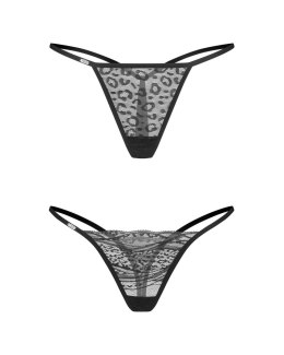 Stringi erotyczne Obsessive Clara dwupak 2XL 3XL Obsessive