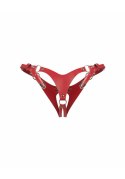 Stringi otwarte Inferro Obsessive czerwone S/M/L Obsessive