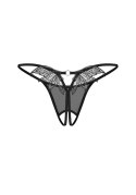Stringi otwarte koronkowe Zaliya Obsessive 2XL/3XL Obsessive