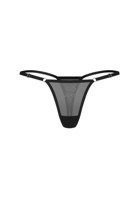 Stringi transparentne z cyrkoniami Too Sexy Obsessive L/XL Obsessive