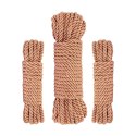 Luksusowy zestaw lin bondage Rosy Gold Rosy Gold