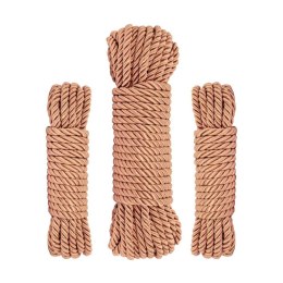 Luksusowy zestaw lin bondage Rosy Gold Rosy Gold