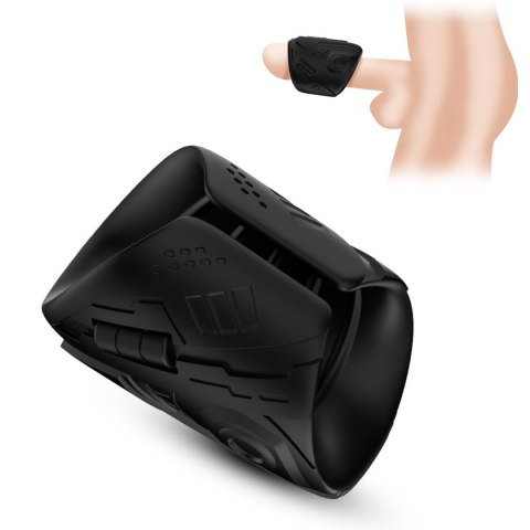 Nakładka wibrująca Mechwarrior Black silikonowa USB 9 funkcji B - Series Joy