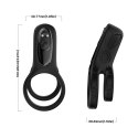 Pierścień wibrujący Mechao Black 9 funkcji USB B - Series Joy