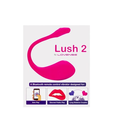 Wibrator Lovense Lush 2 sterowany aplikacją Bluetooth USB Lovense