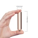 Wibrator mini silikonowy B Series Joy różowe złoto USB B - Series Joy
