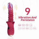 Wibrator punktu G czerwony realistyczny 9 wibracji B Series Joy USB 22 cm B - Series Joy
