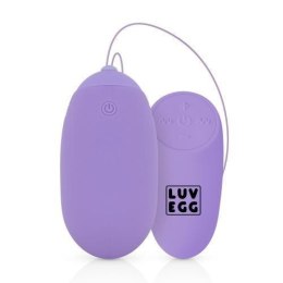 Jajko wibracyjne Luv Egg XL fioletowe silikonowe USB 16 cm Luv Egg