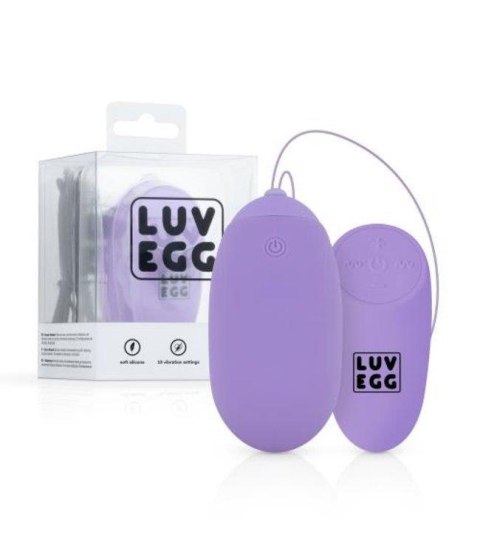Jajko wibracyjne Luv Egg XL fioletowe silikonowe USB 16 cm Luv Egg