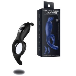 Pierścień erekcyjny wibrujący króliczy z pilotem B Series Cute czarny USB B - Series Cute