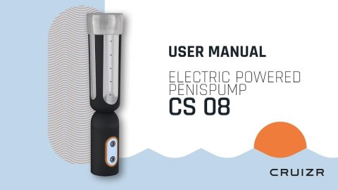 Pompka do penisa z funkcją ssania Cruizr CS08 USB Cruizr