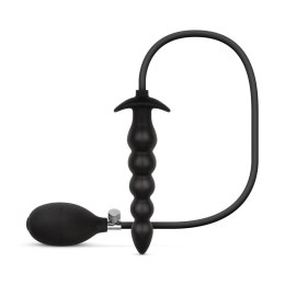 Pompowany korek analny EasyToys 20 cm czarny Easytoys