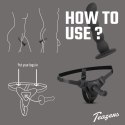Strap on silikonowy Teazers z uprzężą regulowaną 110 cm Teazers