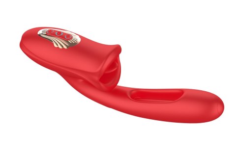 Stymulator łechtaczki Bite Mouth 3.0 silikonowy z ruchem języka USB B - Series Cute