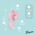 Stymulator łechtaczki z stringami Teazers różowy USB Teazers