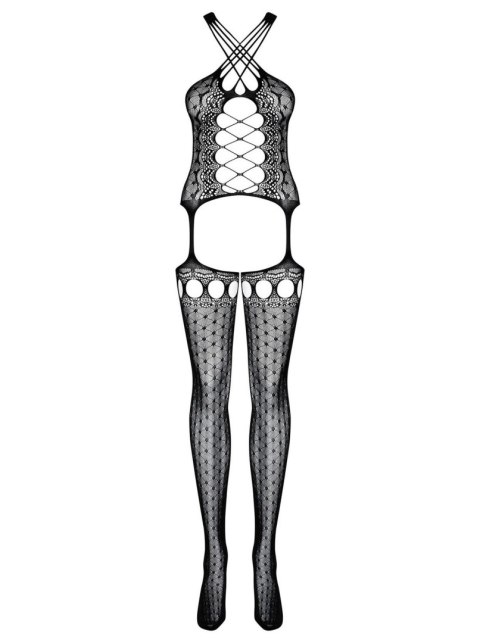 Bodystocking geometryczny Obsessive G313 SML Obsessive