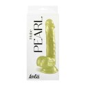 Dildo żelowe perłowe Pearl złote 20,5 cm Pearl