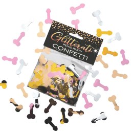 Konfetti penisowe Glitterati metaliczne 85 g LITTLE GENIE PRODUCTIONS