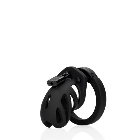 Pas cnoty silikonowy ManCage Model 23 czarny 6,5 cm ManCage