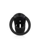 Pas cnoty silikonowy ManCage Model 23 czarny 6,5 cm ManCage