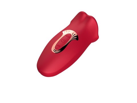 Stymulator łechtaczki z języczkiem B Series Cute czerwony USB B - Series Cute