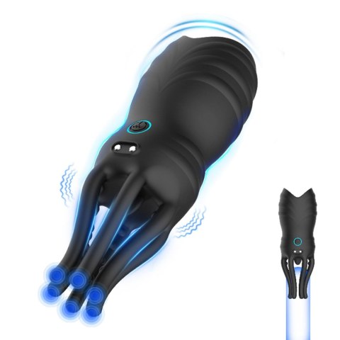 Stymulator wibracyjny ośmiornica silikonowy B Series Cute wodoodporny USB B - Series Cute