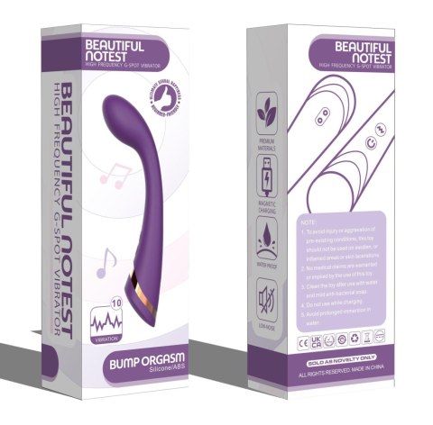 Wibrator punktu G z podwójną wibracją B-Series Cute silikonowy B - Series Cute