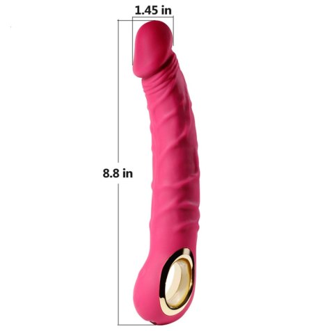 Wibrator realistyczny silikonowy B Series Cute różowy USB wodoodporny B - Series Cute