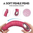 Wibrator realistyczny silikonowy B Series Cute różowy USB wodoodporny B - Series Cute