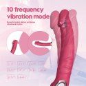 Wibrator realistyczny silikonowy B Series Cute różowy USB wodoodporny B - Series Cute