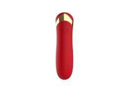 Wibrator szminkowy silikonowy czerwony B Series Cute USB 10 cm B - Series Cute