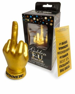 Złoty puchar ze środkowym palcem Little Genie 15 cm LITTLE GENIE PRODUCTIONS