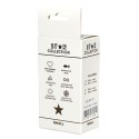 Korek analny silikonowy Star Collection fioletowy S z różowym kamieniem 7cm Star Collection