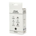 Korek analny silikonowy Star Collection różowy M z jasnoróżowym kamieniem Star Collection