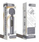 Masażer wand metaliczny silikonowy B Series Cute USB 24 cm B - Series Cute