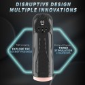 Masturbator LUXURY 04 z wibracjami i ssaniem USB 27 cm B - Series Power