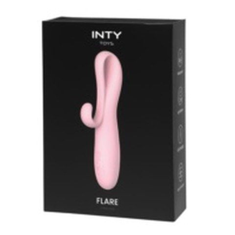 Stymulator łechtaczki INTY Toys Flare silikonowy różowy USB INTY Toys