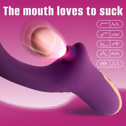 Suking G Spot Vibrator Red B - Series Cute