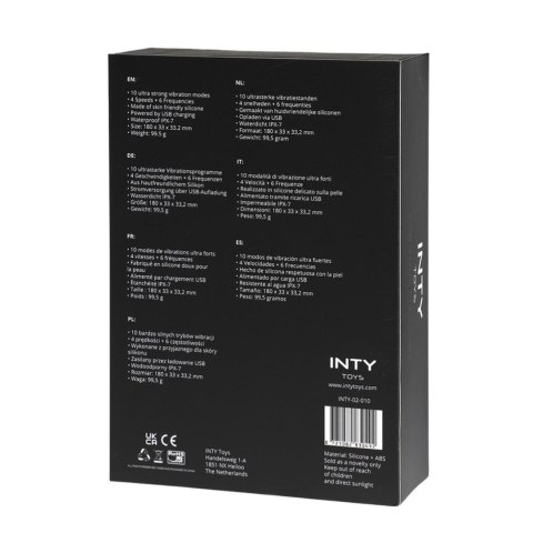 Wibrator punktu G silikonowy INTY Toys różowy USB INTY Toys