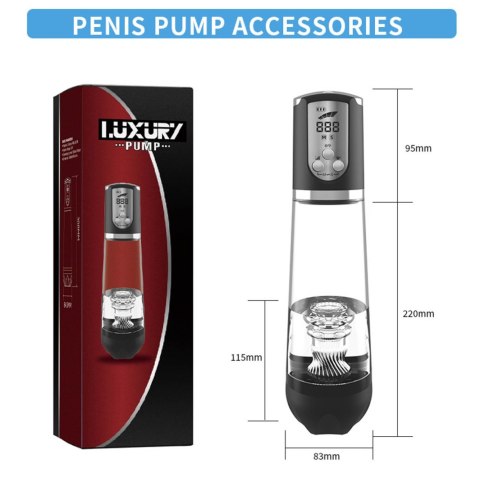 Wodoodporna automatyczna pompka masturbacyjna ładowalna B Series Power B - Series Power