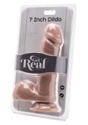 Dildo realistyczne ToyJoy Get Real z jądrami jasna skóra 18 cm TOYJOY