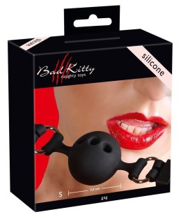 Knebel silikonowy Bad Kitty czarny 3 5 cm Bad Kitty