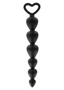 Koraliki analne silikonowe ToyJoy czarne 17.5 cm TOYJOY