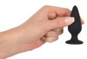 Korek analny Black Velvets Heavy Plug S czarny 7,8 cm Black Velvets