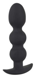 Korek analny kulowy Black Velvets Heavy Beads czarny silikonowy 13,3 cm Black Velvets