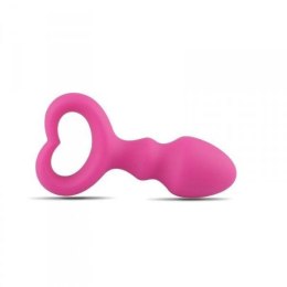 Korek analny silikonowy Heart Clip Tip Toyz4lovers Toyz4lovers