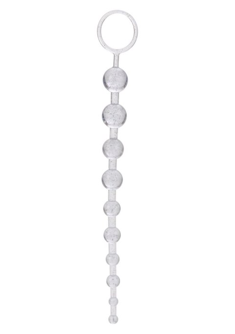 Kulki analne Calexotics X-10 Beads srebrne 26 cm CalExotics