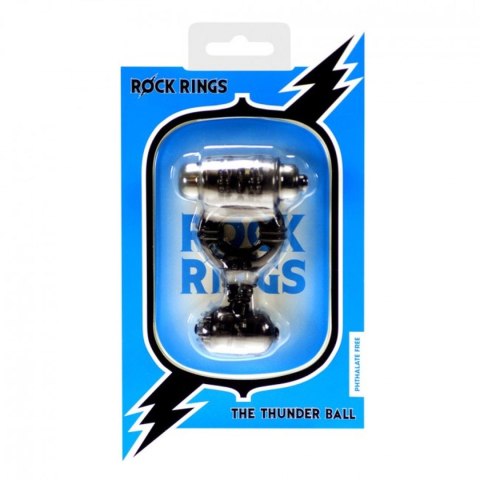 Pierścień wibrujący żelowy z kulką Rock Rings Thunder Ball Rock Rings